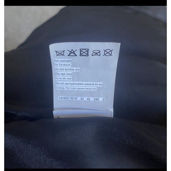 MAX MARA Weekend Lamb Leather Shift Mini Dress Sz 8 IT 42 V Neck Sleeveless - Picture 9 of 10